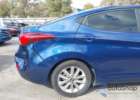 2016 Hyundai Elantra Se z USA, uszkodzony, nr VIN 5NPDH4AEXGH772174